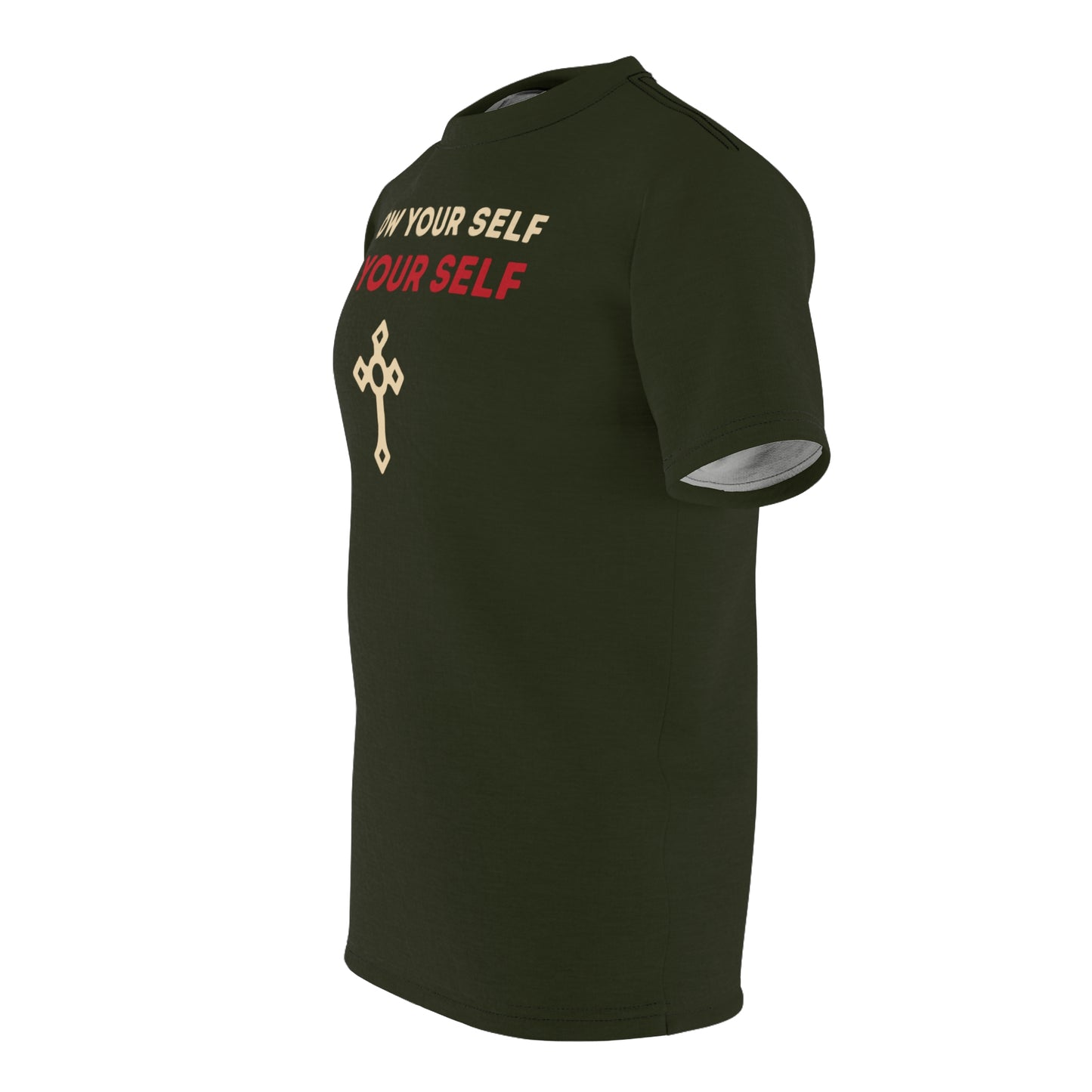 "Know Your Self", Unisex T-shirt (Rangitoto Green)