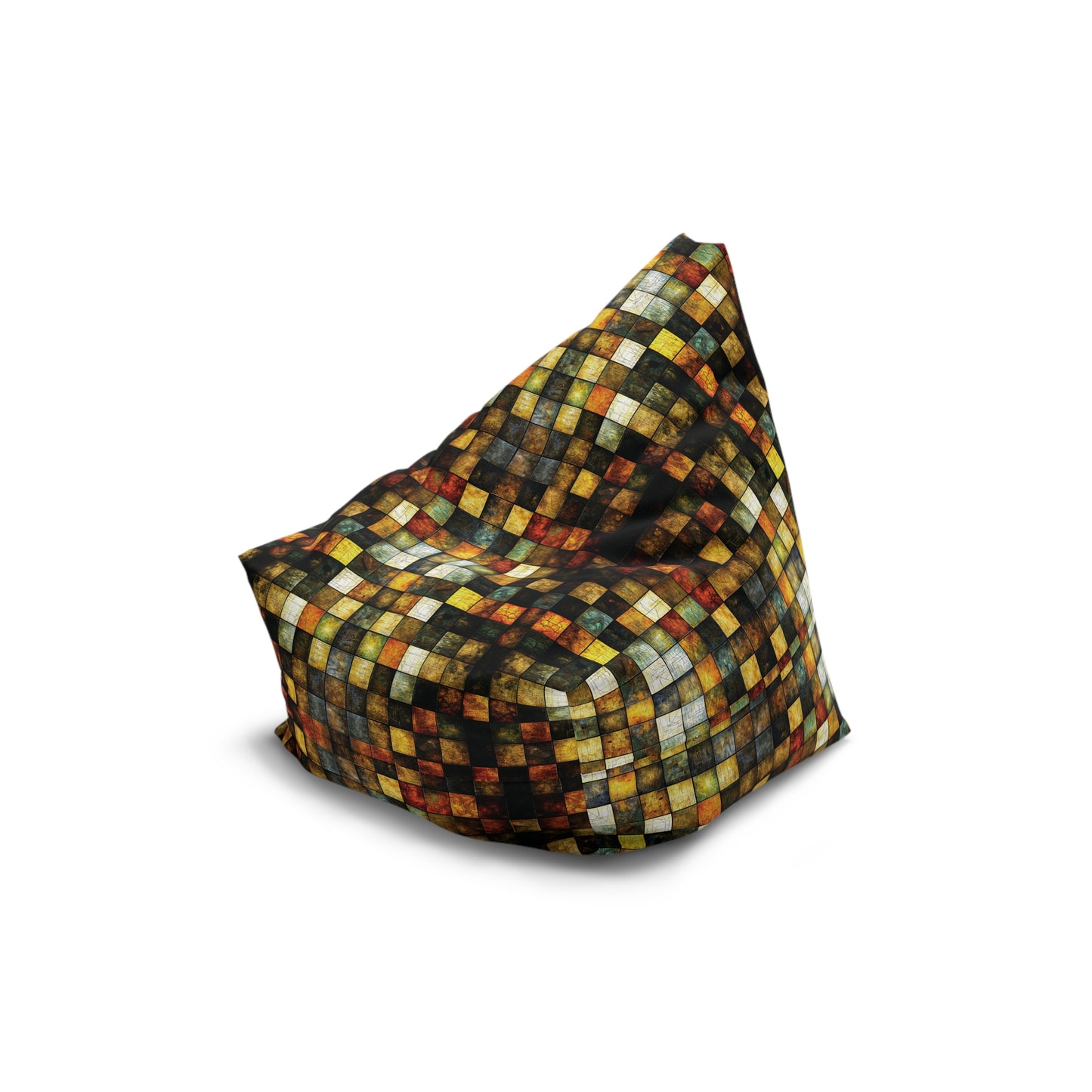 "Wood Block Pattern" #01, Bean Bag Chair Cover