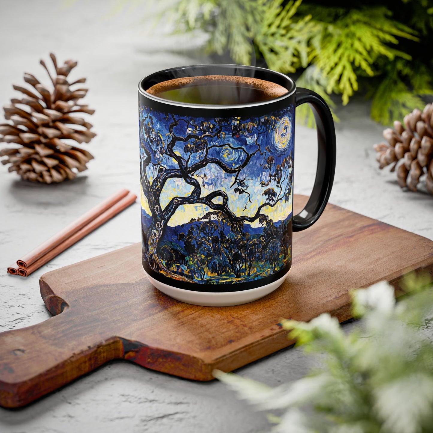 "Crann na Beannachd (Gaelic) - Tree of Blessing (English)", Colorful Mugs (11oz & 15oz)