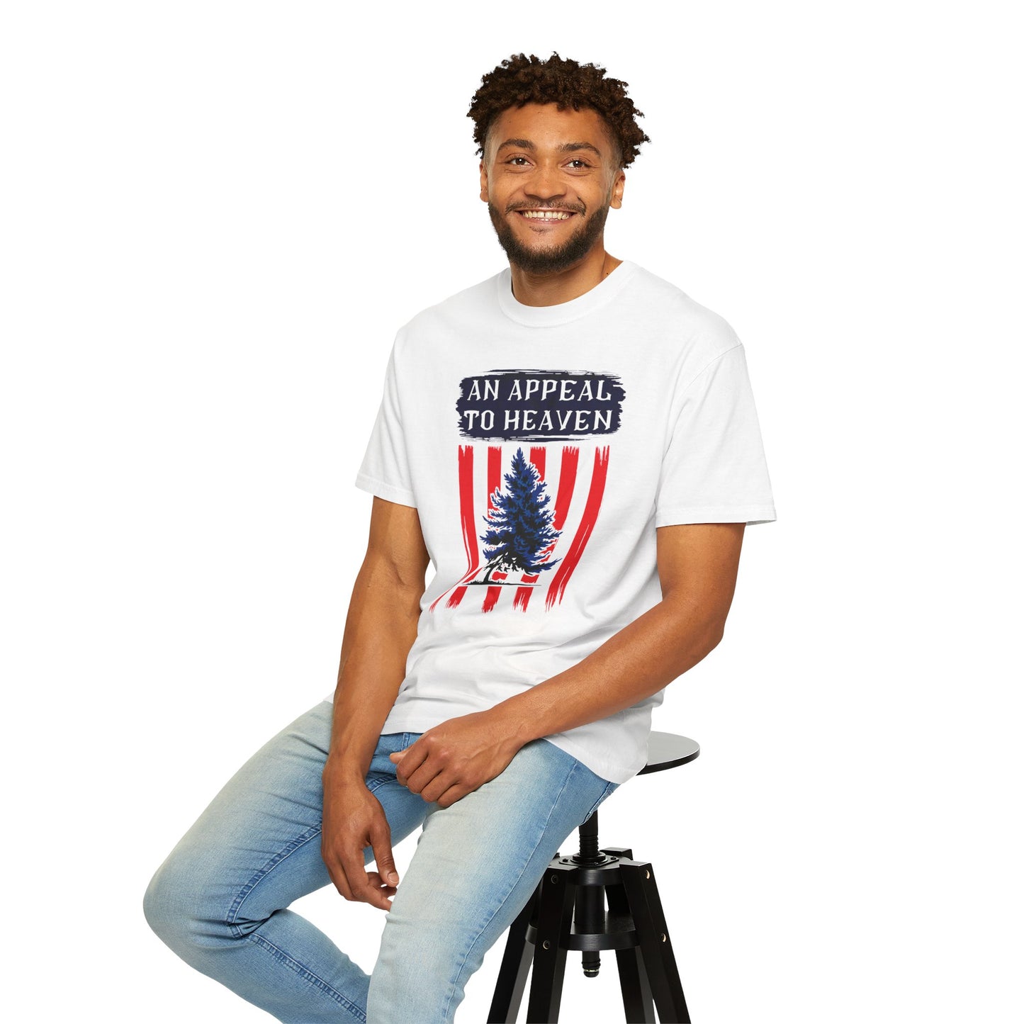 "An Appeal to Heaven", Unisex T-shirt (White)