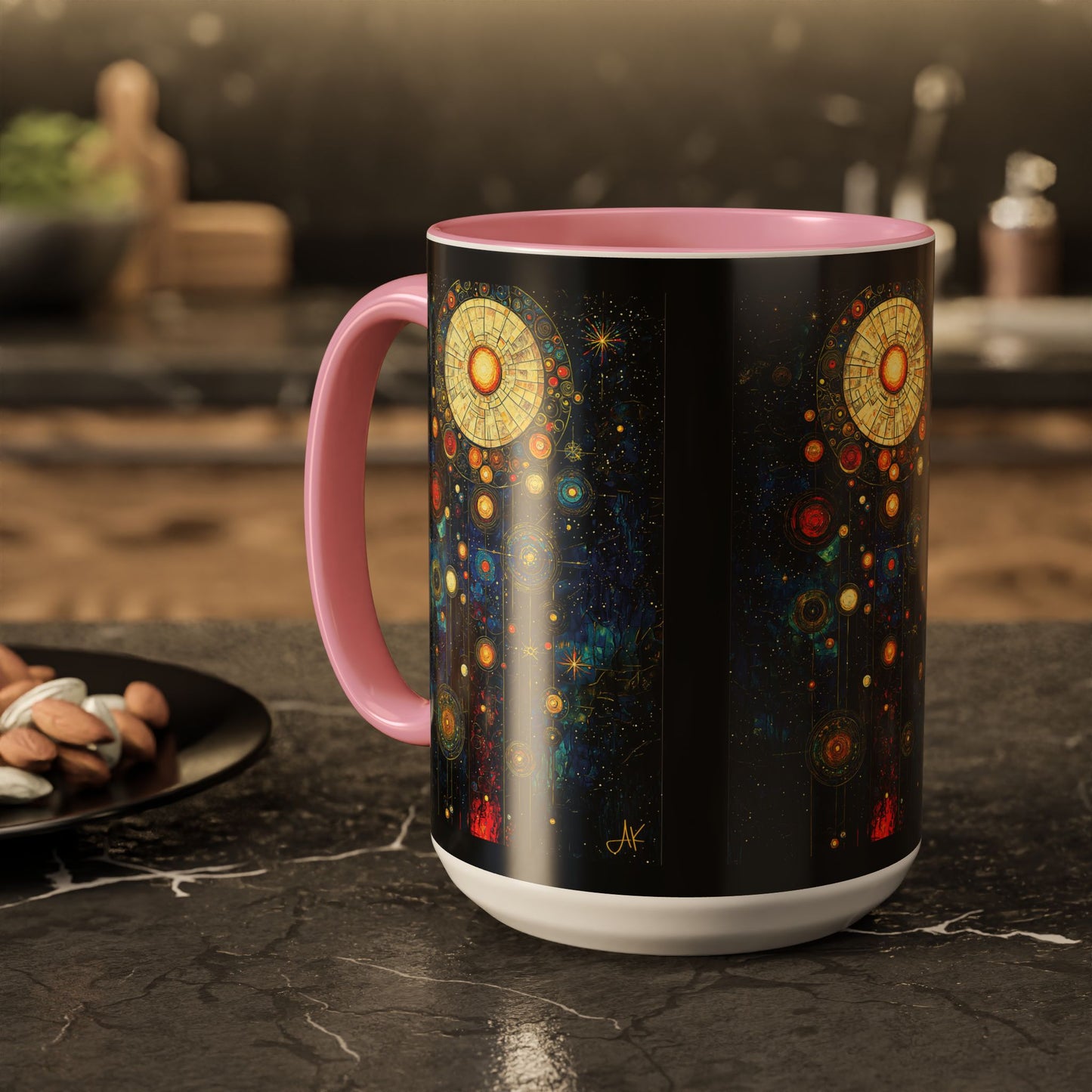 "Ancient Connection to God", Colorful Mugs (11oz, 15oz)