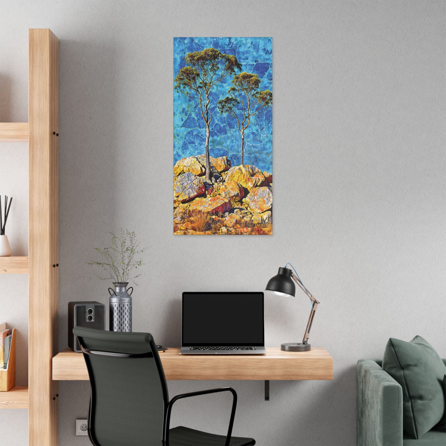 "Australian Landscape" #224, Stretched Classic Canvas Fine Art Print