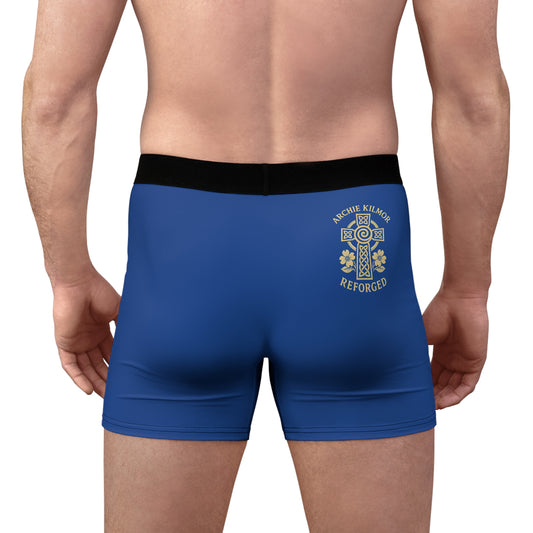 "Archie Kilmor Cross - Reforged" #01, Men's Boxer Briefs (True Blue)