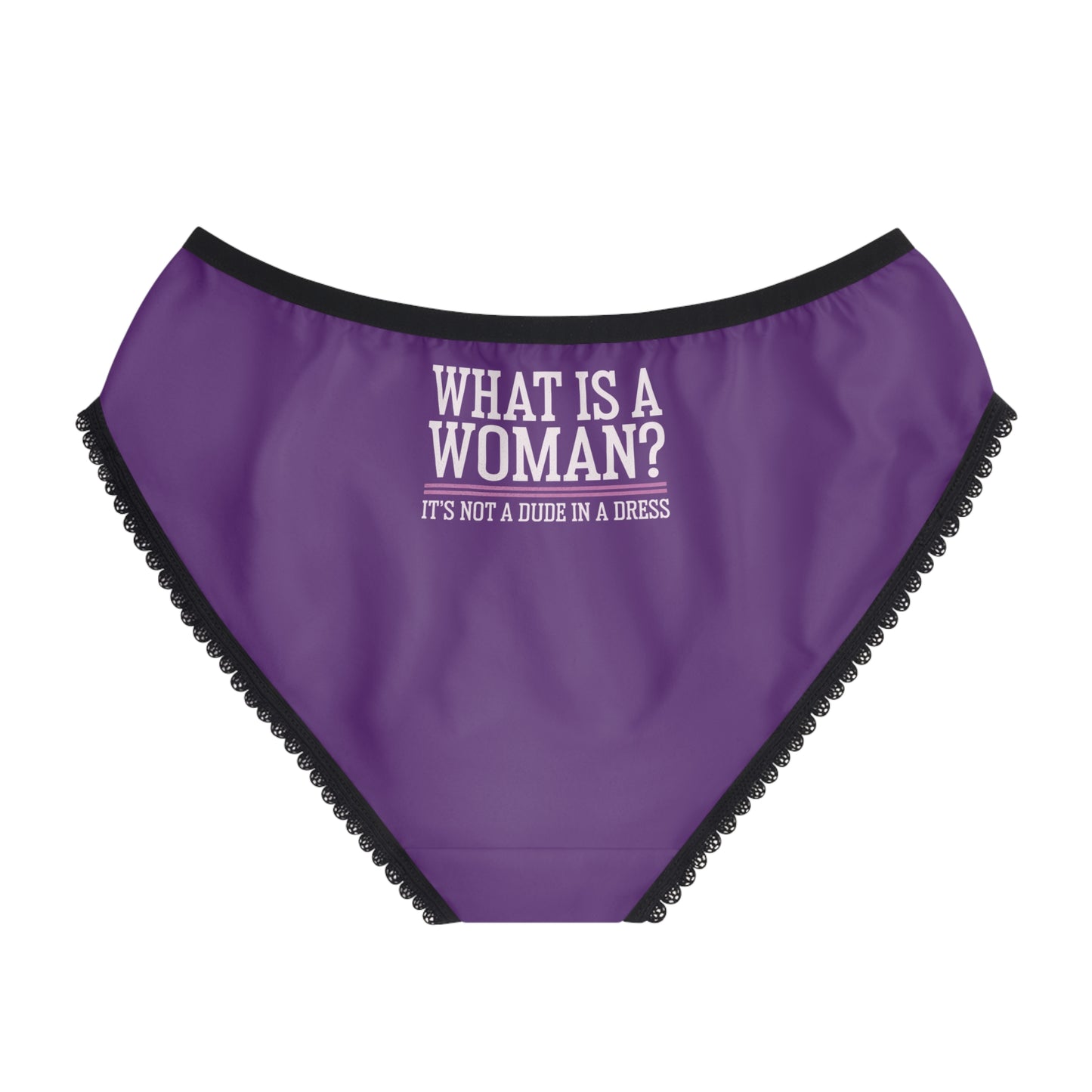 "What is a Woman" #02, Women's Briefs (Jacaranda Midnight)