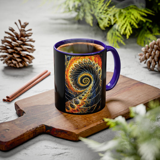 "Beauty of His Design", Colorful Mugs (11oz, 15oz)