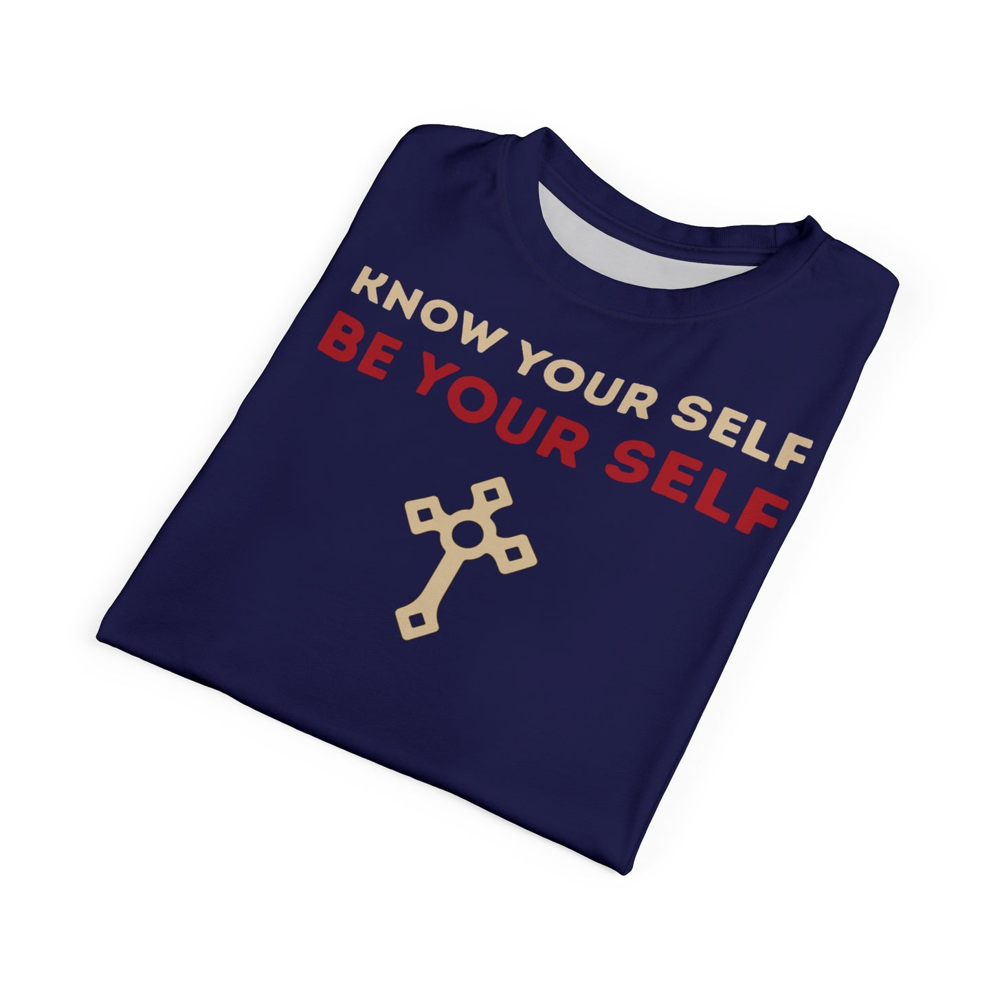"Know Your Self", Unisex T-shirt (Obsidian Blue)