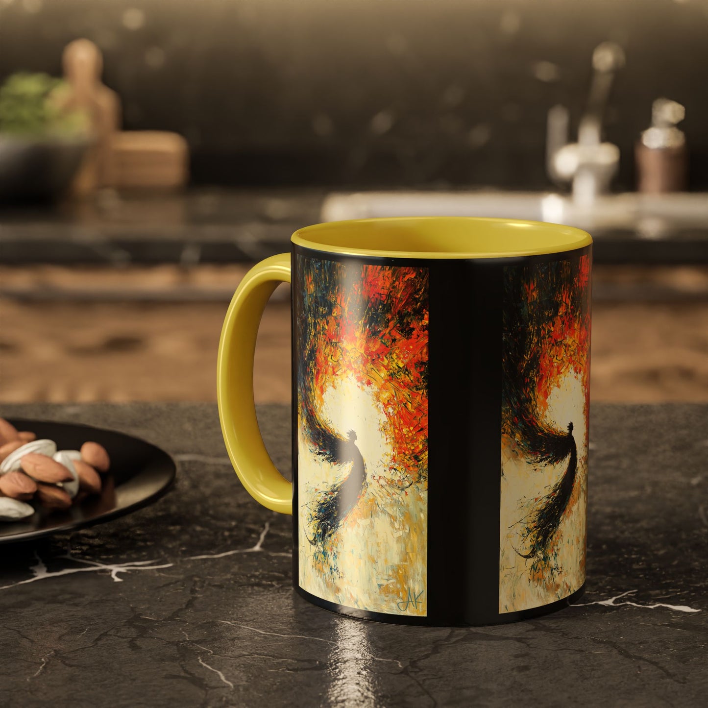 "Seraphic Aegis", Colorful Mugs (11oz, 15oz)
