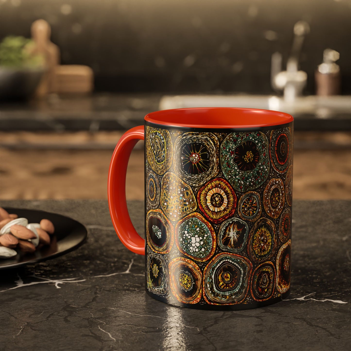 "Every Detail, His Design", Colorful Mugs (11oz, 15oz)