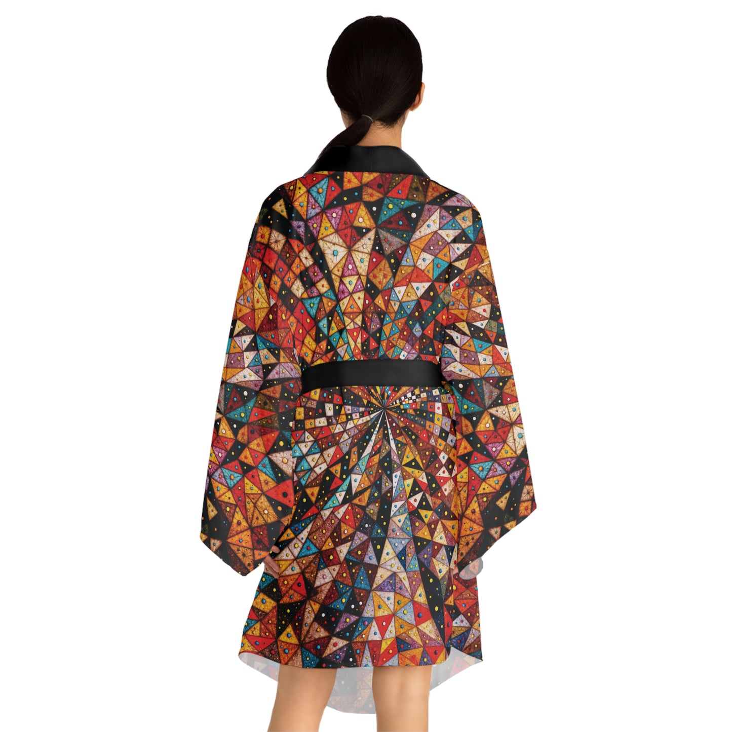 "Birth Memory", Long Sleeve Kimono Robe