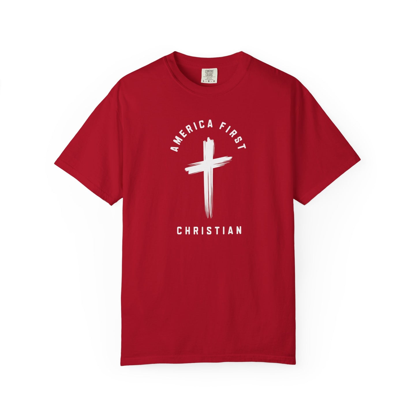 "America First Christian" #05, Unisex T-shirt (Dark Colors)