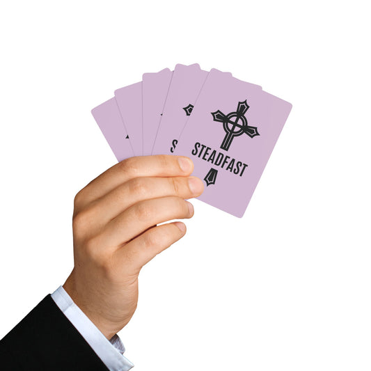 "Steadfast Cross", Christian Playing Cards (Thistle)