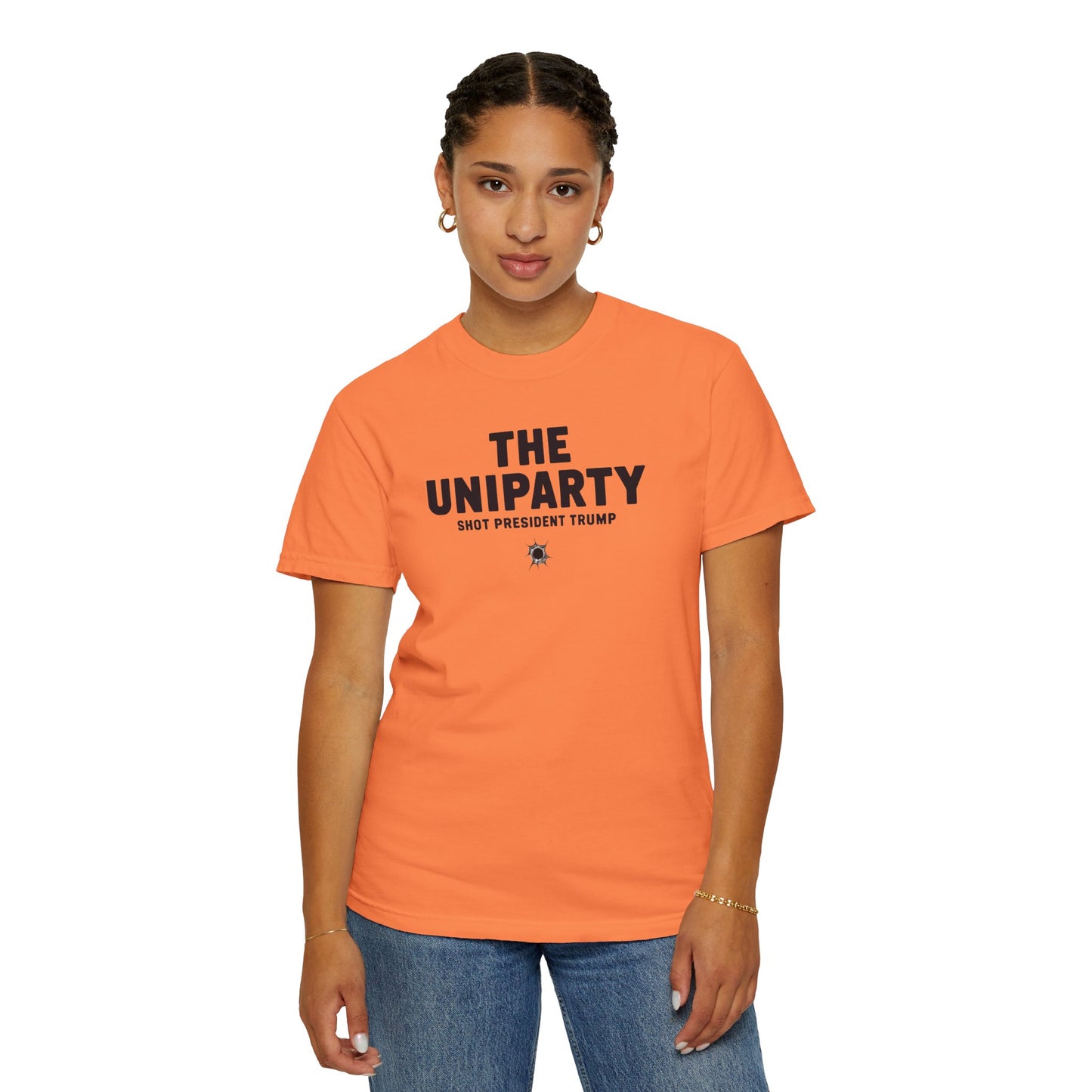 "The Uniparty Shot President Trump" #02, Unisex T-shirt