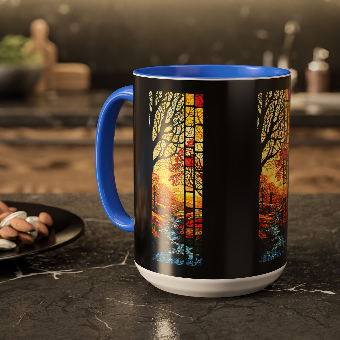"Realization at 5", Colorful Mugs (11oz, 15oz)
