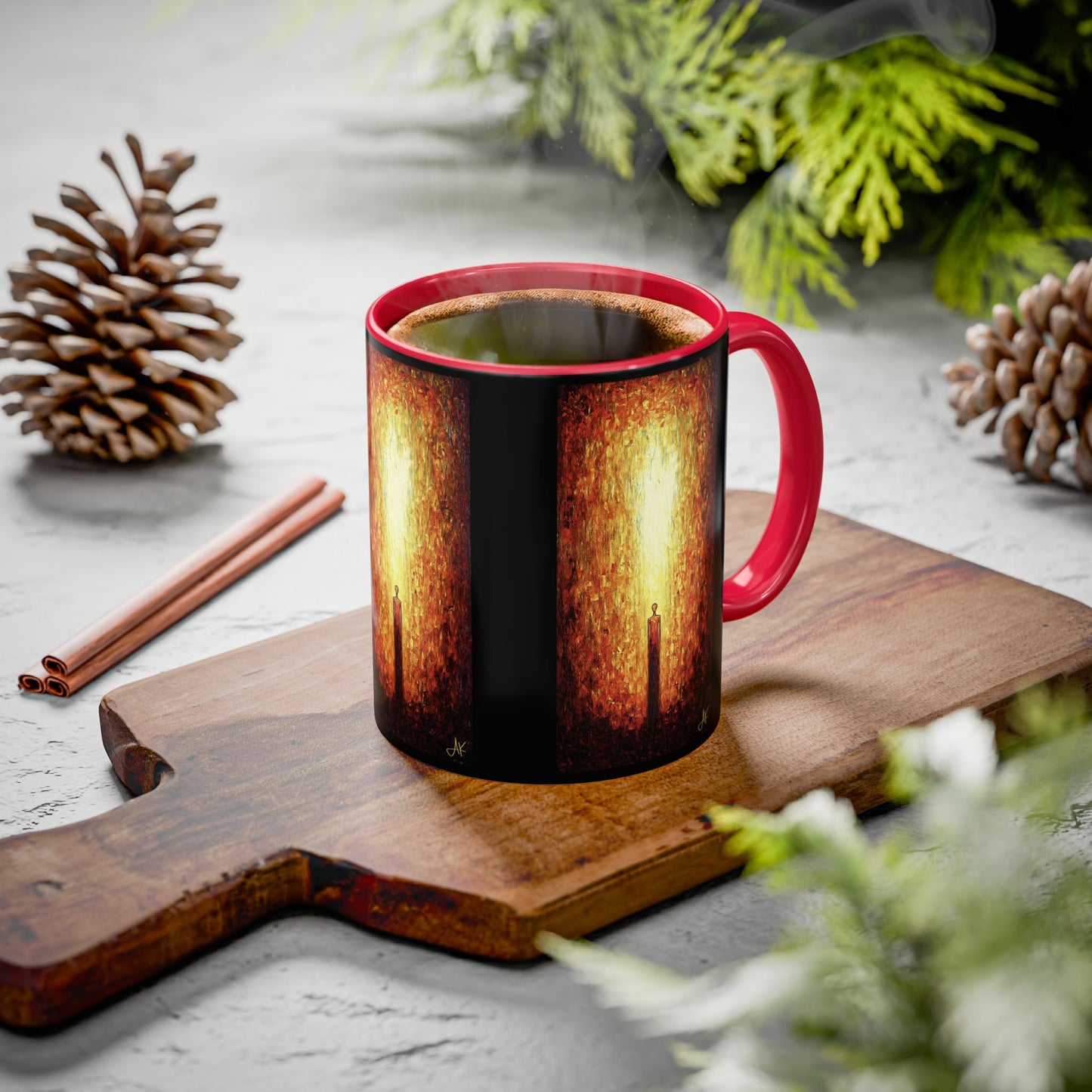 "Born of His Light", Colorful Mugs (11oz, 15oz)