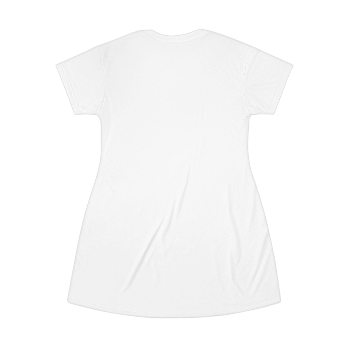 "The Robots Are Already Here", T-Shirt Dress (Frost White)