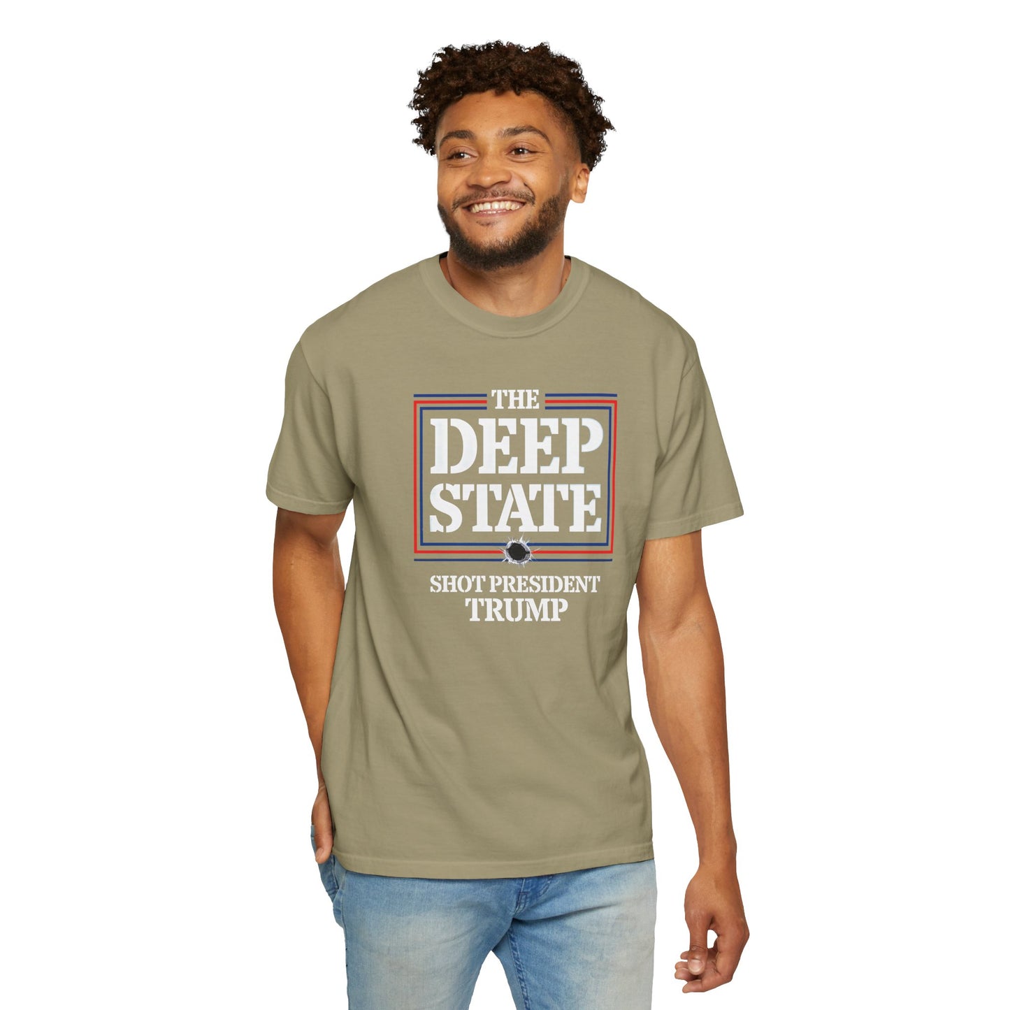 "The Deep State Shot President Trump" #01, Unisex T-shirt