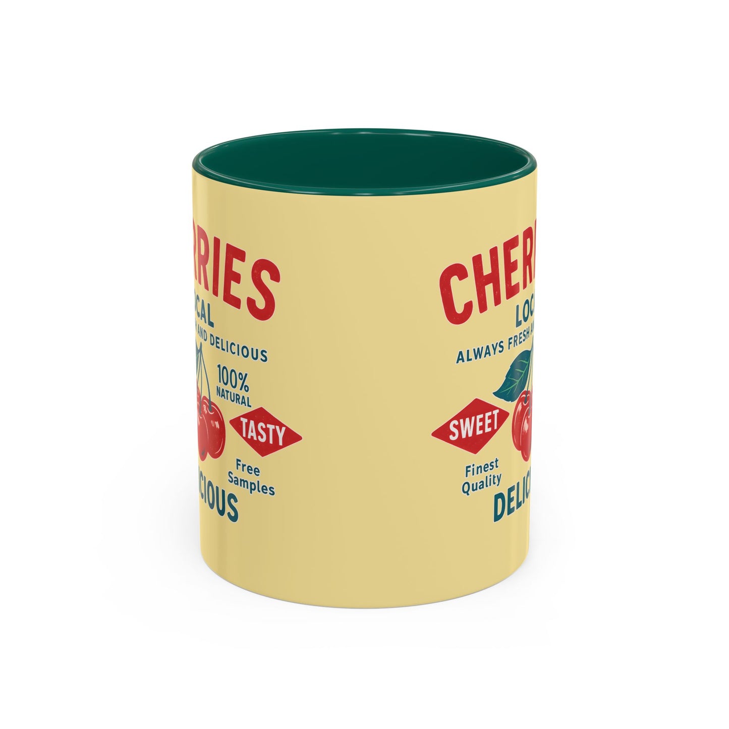 "Delicious Cherries", Colorful Mugs (11oz, 15oz) (Sanctum Veil)
