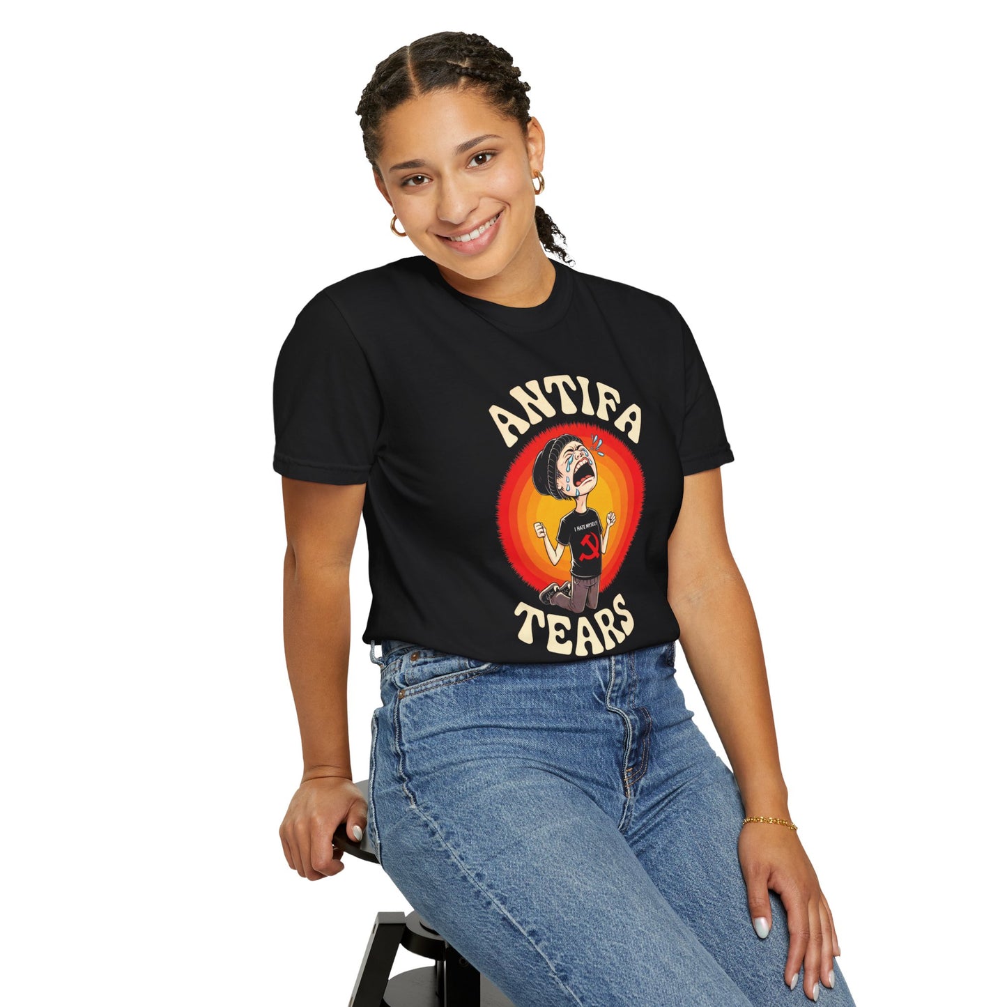 "Antifa Tears" #01, Unisex T-shirt