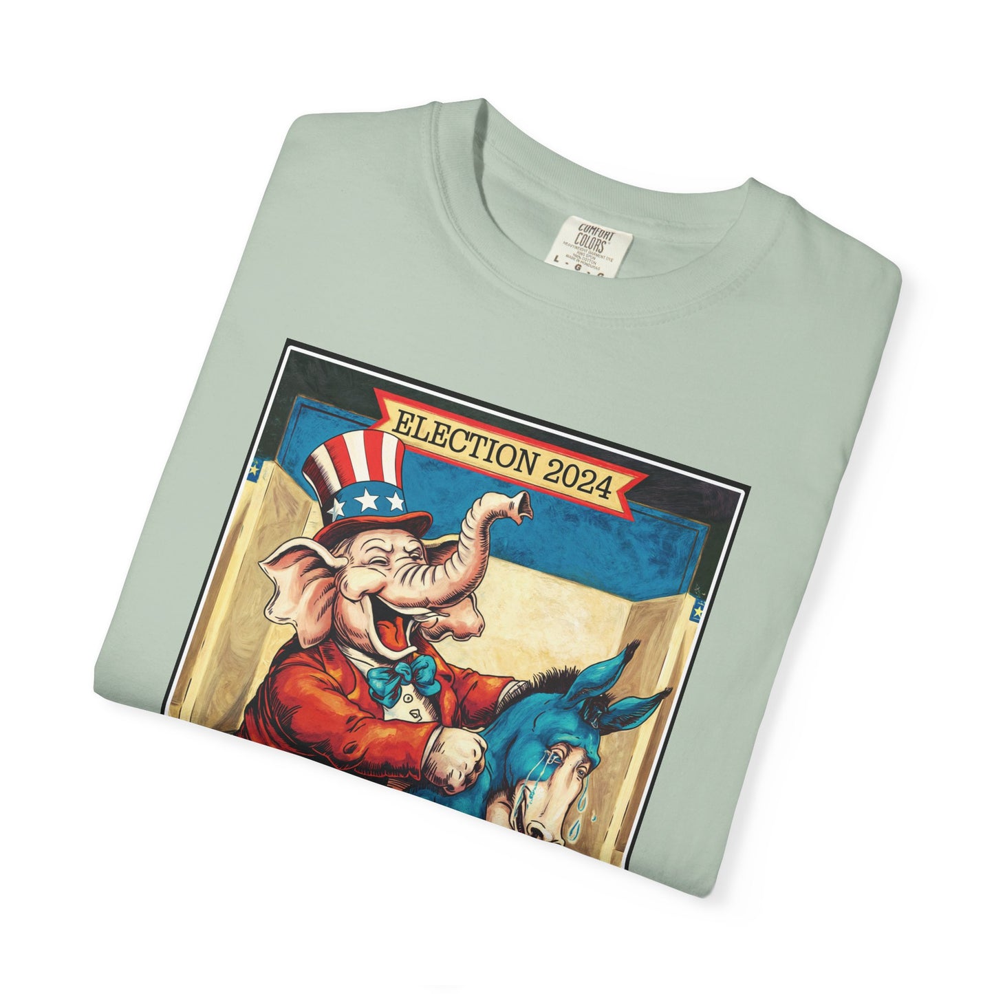 "MAGA Spanked the Donkeys 2024", Unisex T-shirt (Light Colors)