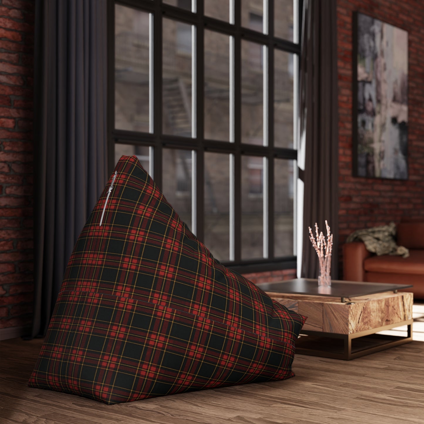"Kilmor Gallóglach Tartan", Bean Bag Chair Cover