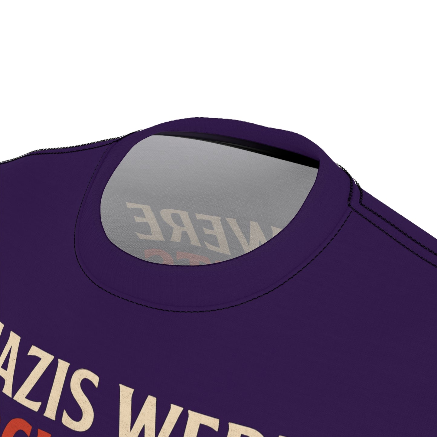 "Nazis were Socialists", Unisex T-shirt (Russian Violet)