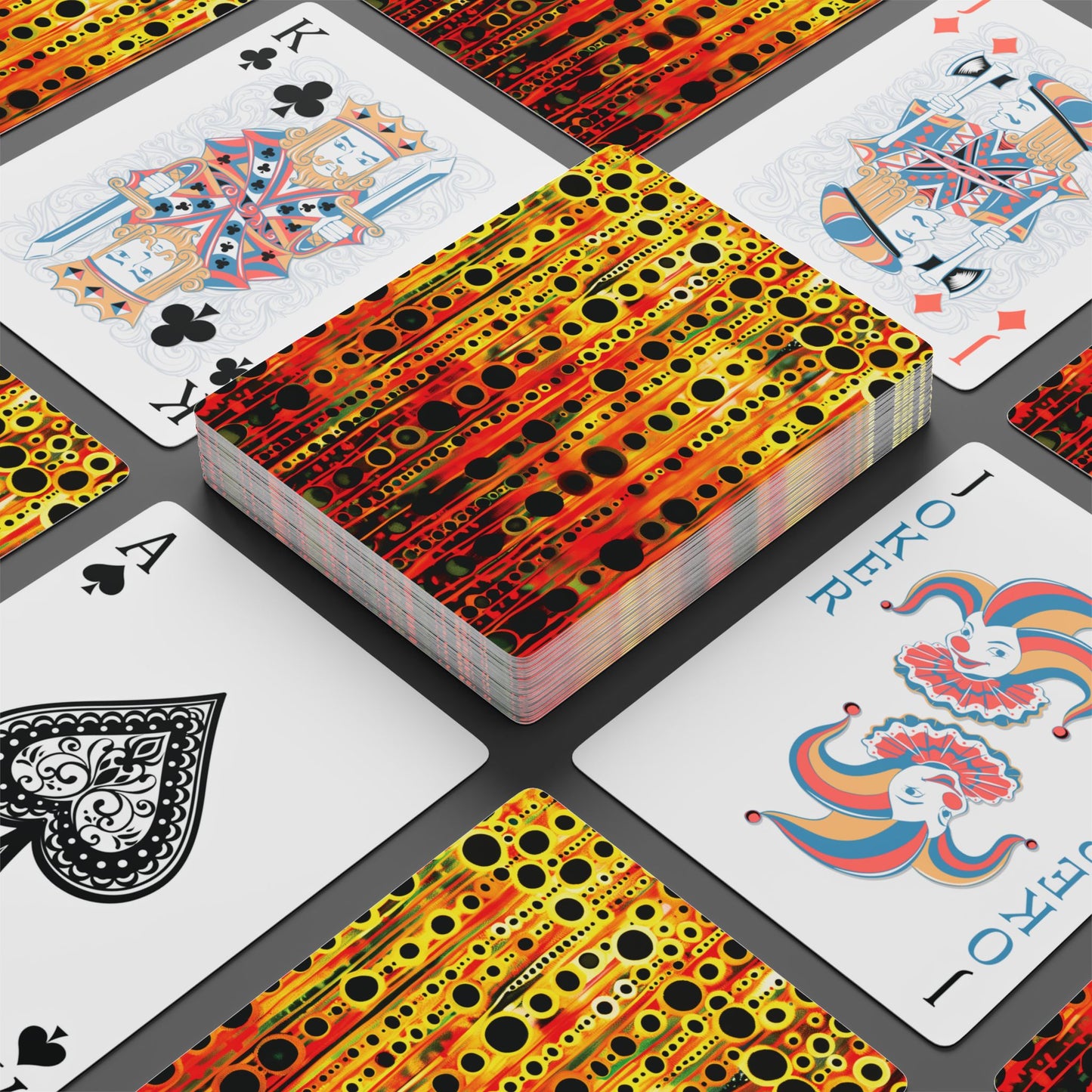 "Protected Under Divine Love's Light" (Cropped), Fine Art Playing Cards