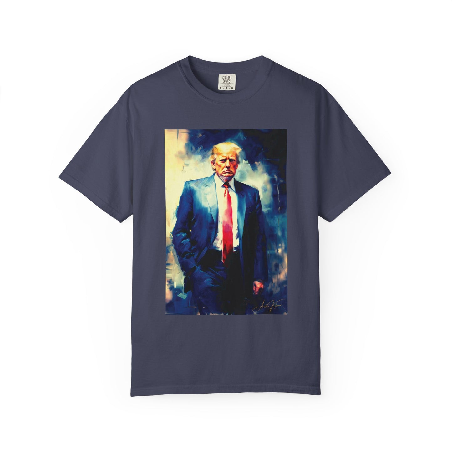 "Trump Portrait No. 6", Unisex T-shirt (Dark Colors)