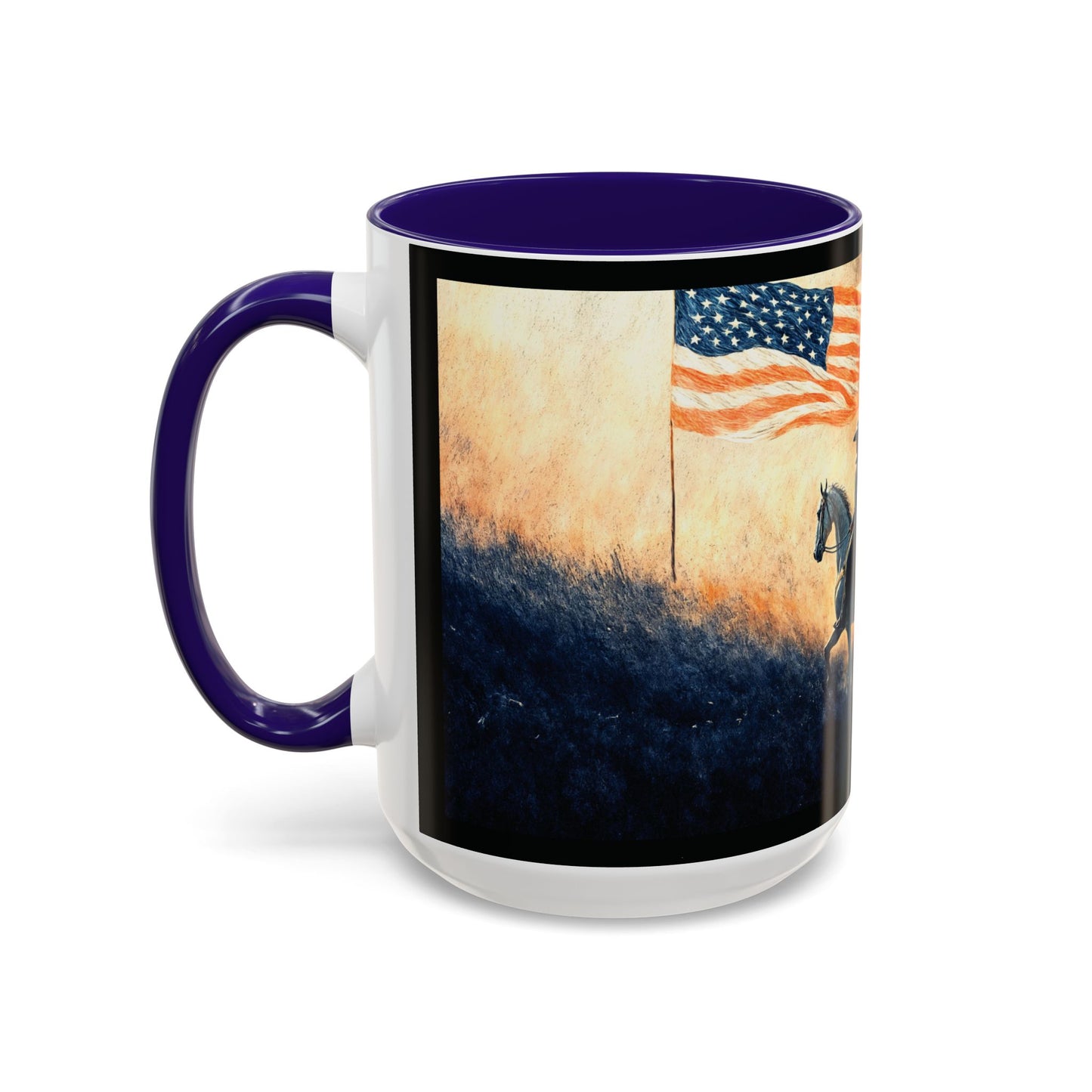 "Liberty under God", Colorful Mugs (11oz, 15oz)