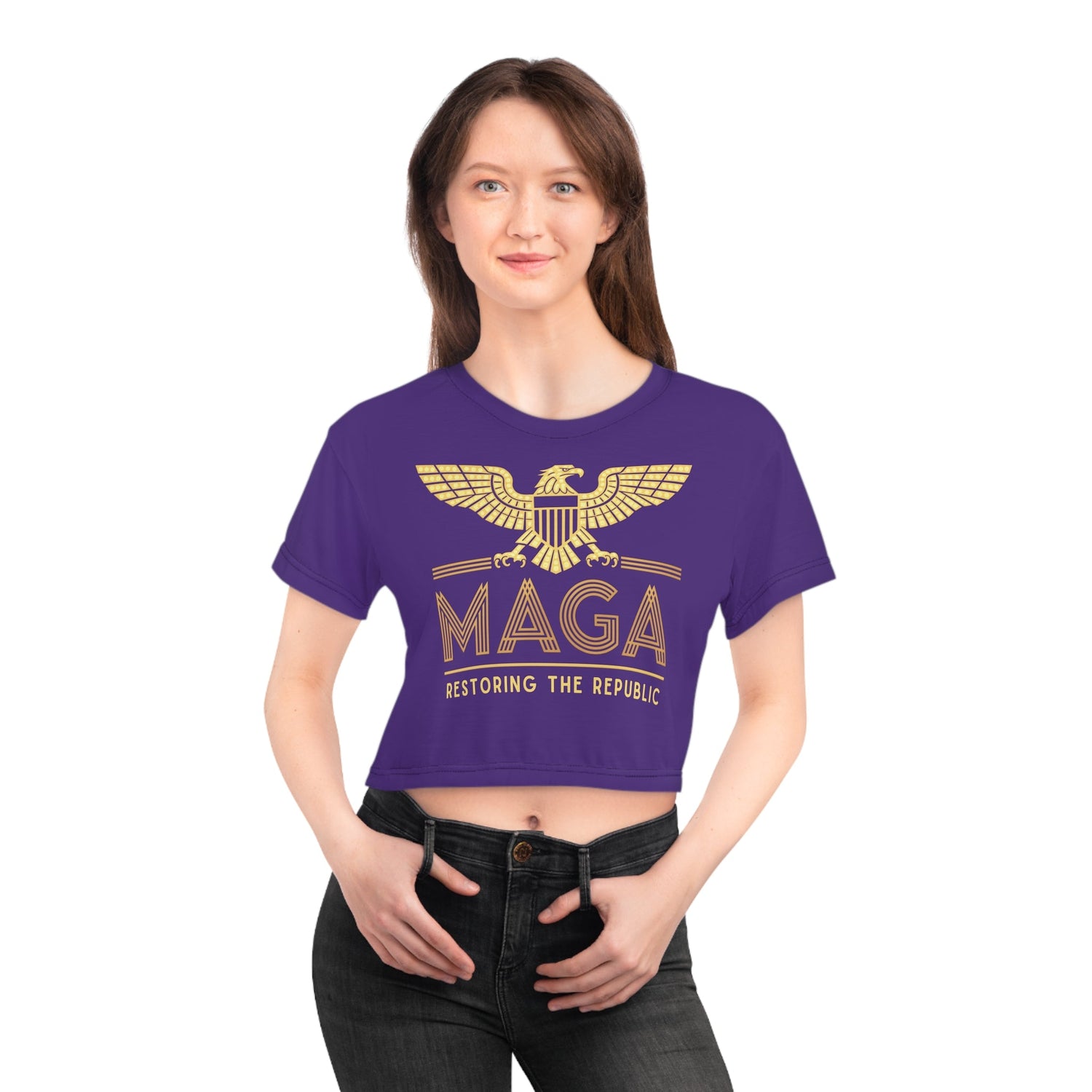 Trump & MAGA Crop Tees