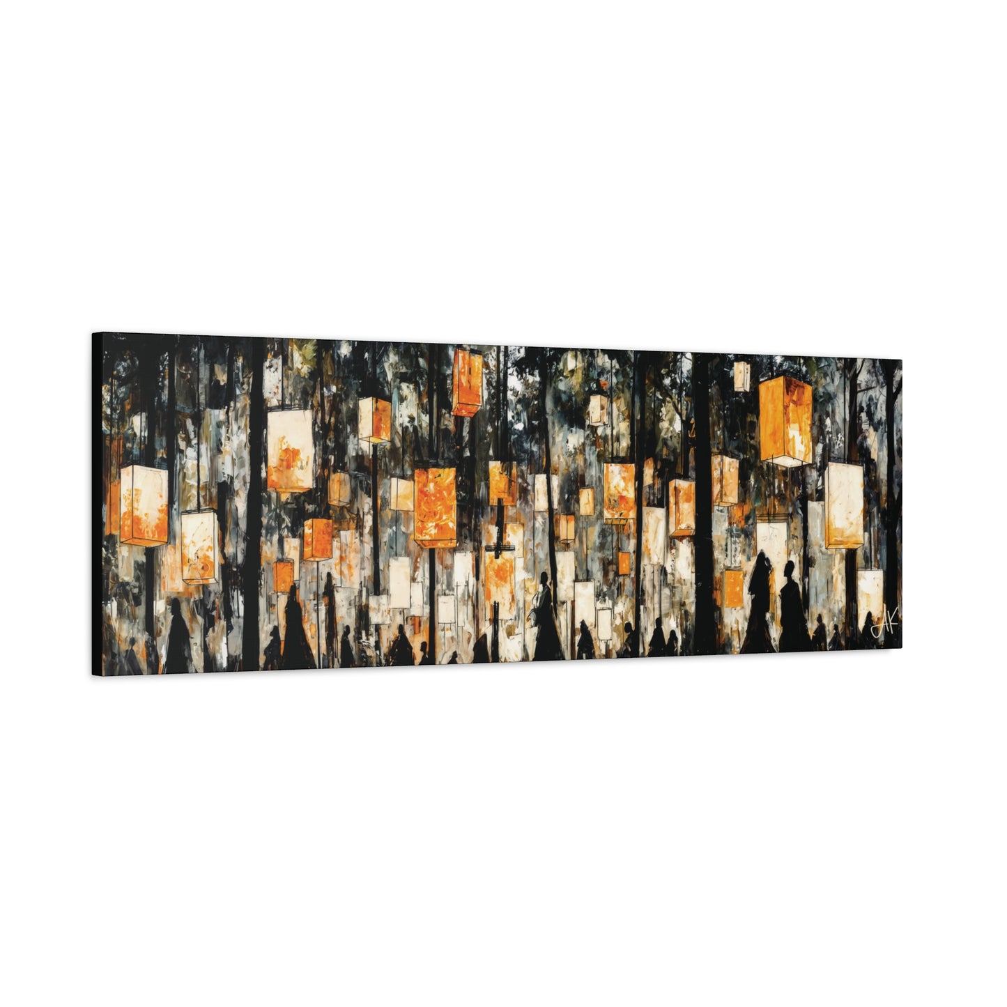 "Lantern Festival", Fine Art Matte Canvas, Stretched, 1.25"