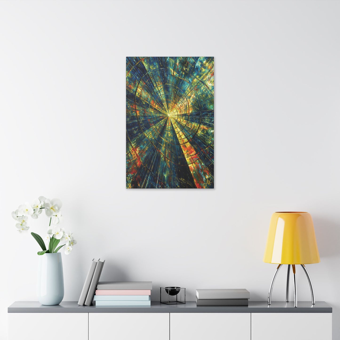 "Afterlife Judgement", Stretched Classic Canvas Fine Art Print