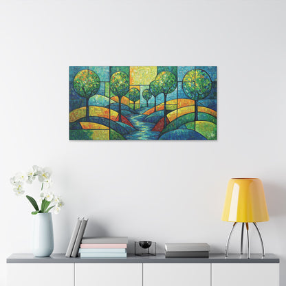 "River Add" #02, Stretched Classic Canvas Fine Art Print
