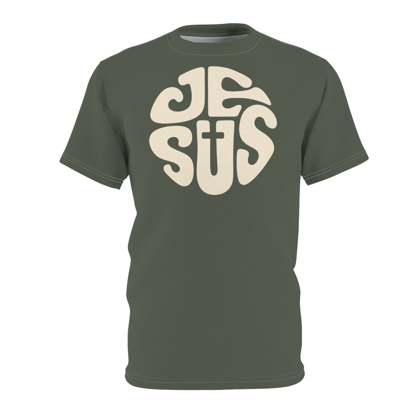 "Retro Jesus", Unisex T-shirt (Ebony Tree)
