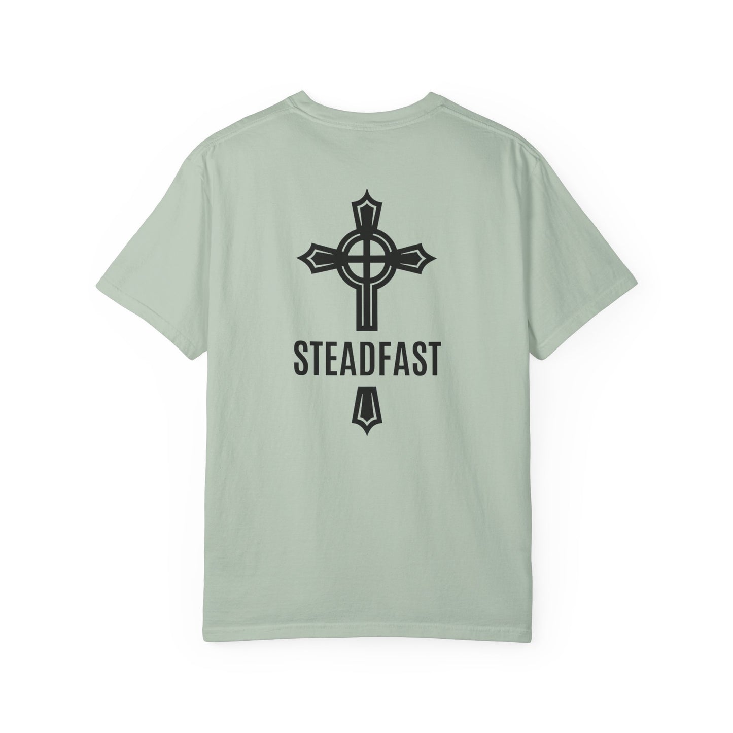"Steadfast Cross in Black", Unisex T-shirt