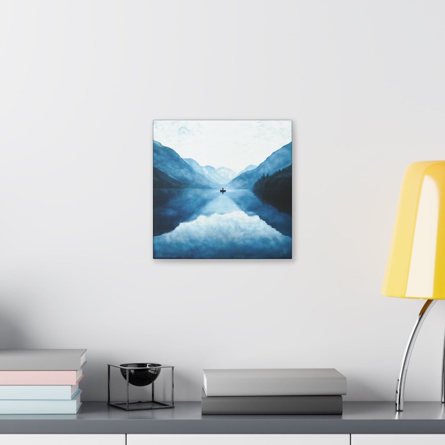 "Connected in Silence - Psalm 46:10", Stretched Classic Canvas Print