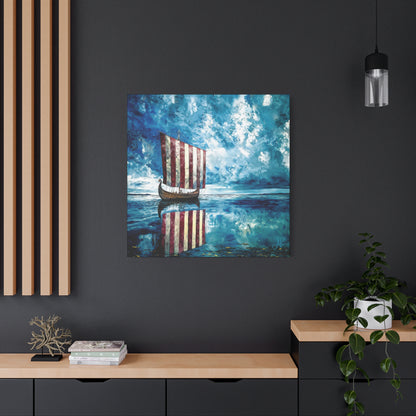 "First Keel at Cille Pheadair", Fine Art Matte Canvas, Stretched, 1.25"