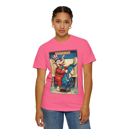 "MAGA Spanked the Donkeys 2024", Unisex T-shirt (Dark Colors)