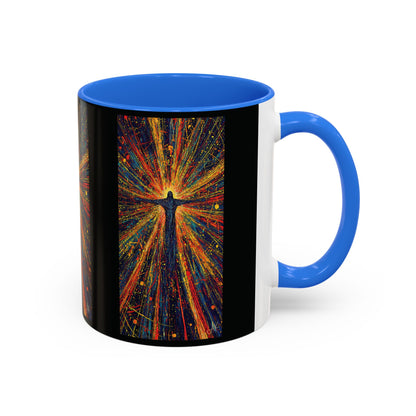 "Born Again in His Radiance - Isaiah 60:1", Colorful Mugs (11oz & 15oz)