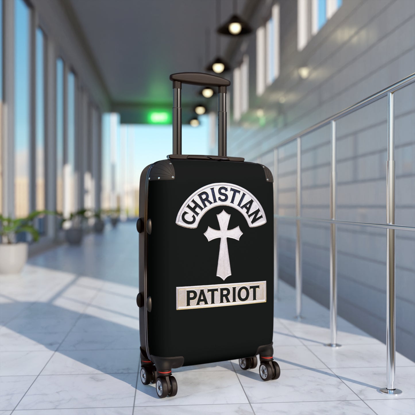 "Christian Patriot" #01 Suitcases (Black)