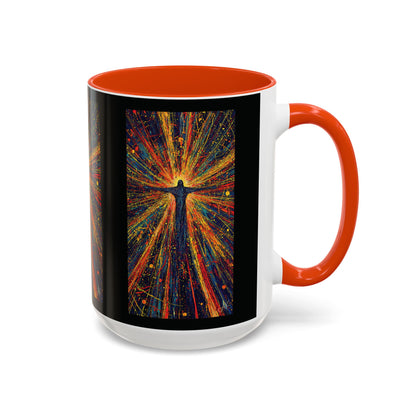 "Born Again in His Radiance - Isaiah 60:1", Colorful Mugs (11oz & 15oz)
