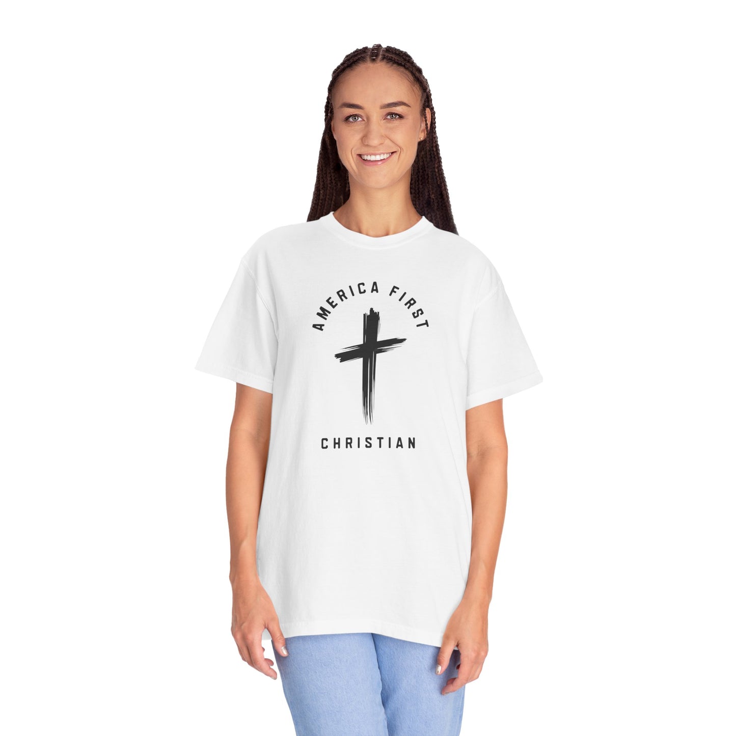 "America First Christian" #05, Unisex T-shirt (Light Colors)