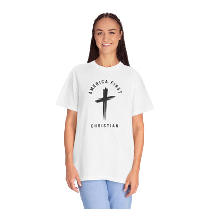 "America First Christian" #05, Unisex T-shirt (Light Colors)