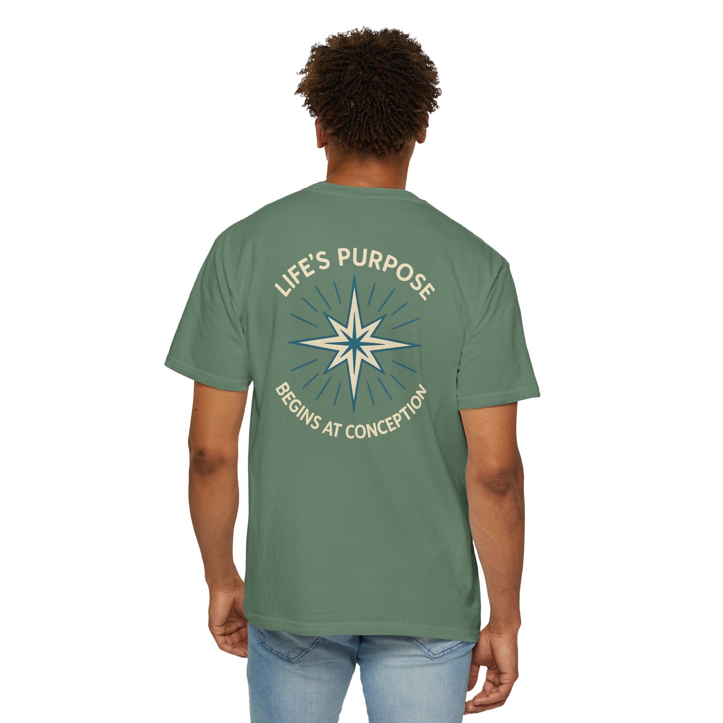 "Life's Purpose Begins at Conception #01", Unisex T-shirt