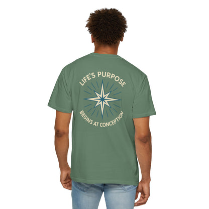 "Life's Purpose Begins at Conception #01", Unisex T-shirt