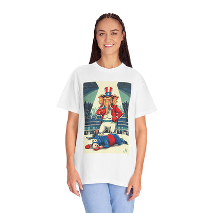 "Brutal Woke Knockout 2024", Unisex T-shirt (Light Colors)