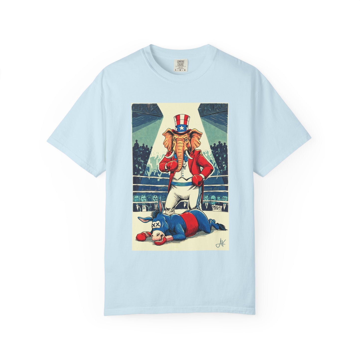 "Brutal Woke Knockout 2024", Unisex T-shirt (Light Colors)