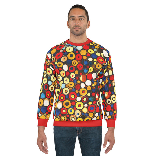 "Bits and Bobs", Unisex Sweatshirt (Republican Red Collar)