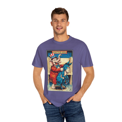"MAGA Spanked the Donkeys 2024", Unisex T-shirt (Dark Colors)