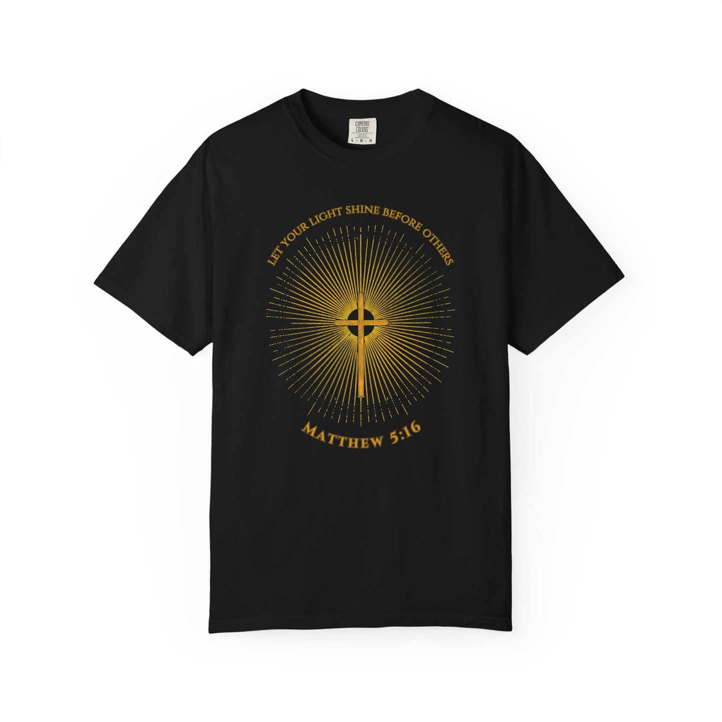 "Matthew 5:16 Sunburst", Unisex T-shirt
