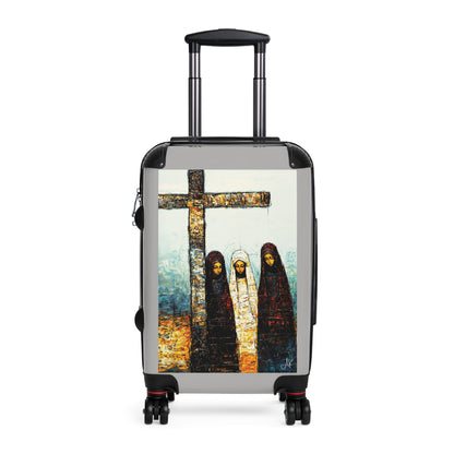 "At-the-Foot of the Cross - John 19:25", Suitcases (Light Grey)